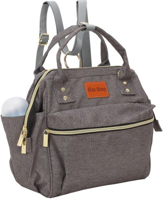 1st Step Smart And Multi-Functional Diaper Bag Backpack Diaper Bag(Grey)