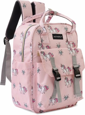 MOTHERLY Baby Diaper Bags Mothers Maternity Bags for Travel Diaper Backpack(Unicorn Diamond Pink)