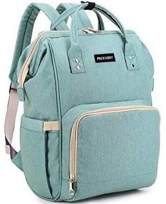 PackNBuy Diaper Bag Backpack Large Trendy Baby Mother Mom Travel Mommy Diaper Bags Handbag Travel Maternity Bag(Green)