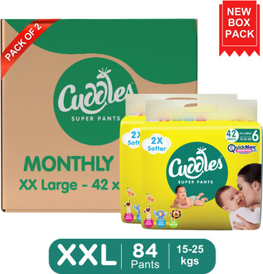 Cuddles - Super Pants Combo Pack - XXL (42*2) - XXL(84 Pieces)