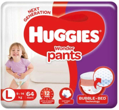 Huggies wonder pants large l-64 pieces-cnr192 - L(64 Pieces)