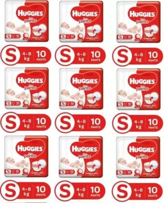 Huggies Dry pants diapers - S 10X9 = 90 Pieces - S(90 Pieces)