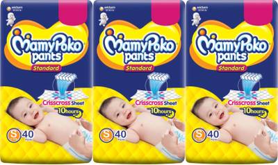 MamyPoko Pants Standard Diapers Small Size S 40 40 40 S