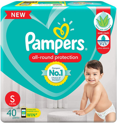 Pampers Happy Skin Care - S(40 Pieces)
