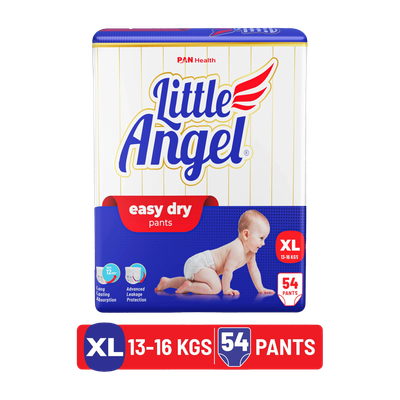 Little Angel Easy Dry Pant Diapers - XL(54 Pieces)