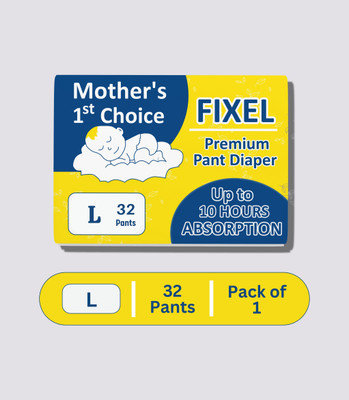 fixel Baby Diaper Pants Large L size Pack of 1 - L(32 Pieces)