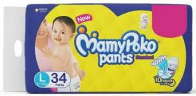 MamyPoko Poko Pants Standard Diapers - Ambz- - L (30 Pieces) - L