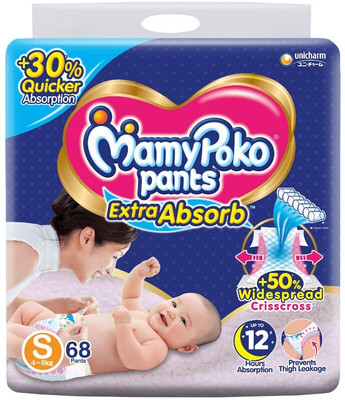 MamyPoko Extra Absorb Pants Style - S(68 Pieces)