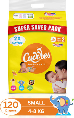 Cuddles - Super Pants Super Saver Pack Pant Style Diaper - S(120 Pieces)