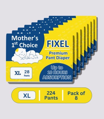 fixel Baby Diaper Pants Extra Large XL size Pack of 8 - XL(224 Pieces)