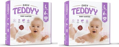 TEDDY EASY Tape Style Diaper - Large (36 pieces) - ( Pack of 2 ) - L(72 Pieces)