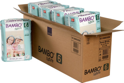 Bambo Nature Eco-friendly Pant Diapers with Wetness Indicator - XXL(90 Pieces)