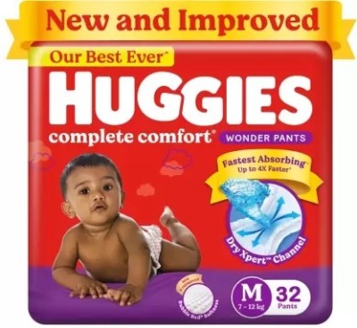 Huggies COMPLATE COMFORT WONDER PANTS - M(32 Pieces)