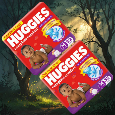 Huggies modern disposable - M(64 Pieces)