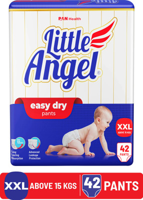 Little Angel Easy Dry Pull-up Diaper Pants, above 15 Kgs - XXL(42 Pieces)