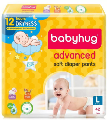 babyhug Advanced Pant Style Diaper -Large(42 pieces) - L (42 Pieces) - L(42 Pieces)