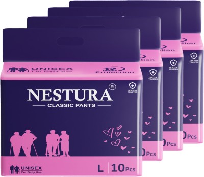 NESTURA Pant Style Adult Diaper - L(40 Pieces)