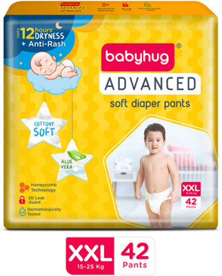 babyhug Advanced Pant Style Diaper - Double Extra Large (42 pieces) - XXL(42 Pieces)