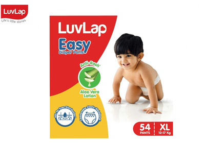 LuvLap Easy Pants With Aloe Vera Lotion - Extra Large (54 Pieces) - ( Pack of 1 ) - XL(54 Pieces)