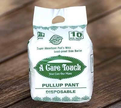 A Care Touch Pull up Pants,Anti-Bacterial,High Absorbenc Adult Diapers - L - XL(10 Pieces)