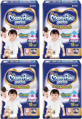 MamyPoko Pants Extra Absorb Xtra Large Diapers - XL(16 Pieces)