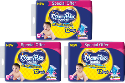 MamyPoko Standard All Night M144 - M(144 Pieces)