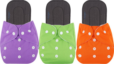 kogar Baby Reusable Diaper Reuse Nappy Cloth Diaper Button Diaper &Insert(0-3Y)Am22 - S(6 Pieces)
