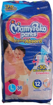 MamyPoko Mamy Poko Pant-baby daiper - L(36 Pieces)