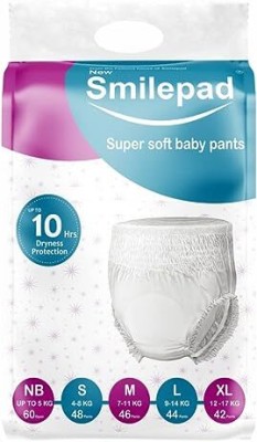 SMILEPAD Baby Diaper 7 To 11 Kg, Pack of 1 (46 Diapers) -Soft Rash Free - M