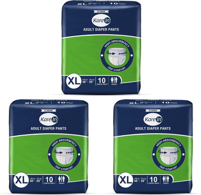 KareIn Classic Pant Style Adult Diapers - XL(30 Pieces)