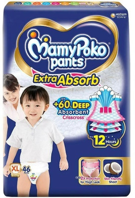 MamyPoko Pants Diapers Extra Absorb Xtra Large - XL(46 Pieces)