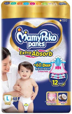 MamyPoko Extra Absorb Diaper Pants Large - L(48 Pieces)