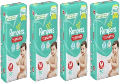 Pampers Protection Diaper Pants Lotion Grap With Aloe Vera - M(200 Pieces)