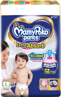 MamyPoko Extra Absorb L48 - L(48 Pieces)