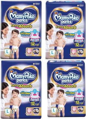 MamyPoko NEW IMPORVE EXTRA ABSORB(L-5*4) - L(20 Pieces)