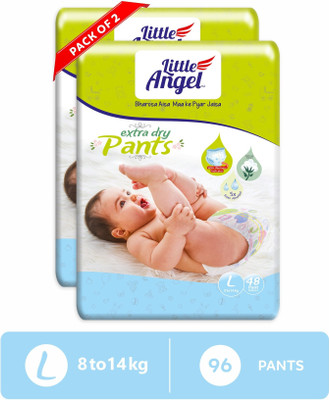 Little Angel Baby Diaper Pants (2 x 48 Pcs) - L(96 Pieces)