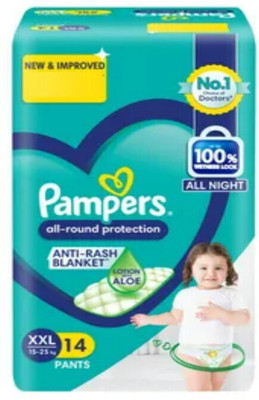 Pampers PANTS ALL ROUND PROTECTION DIAPERS XXL 14 PACK OF 1 - XXL(14 Pieces)