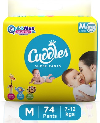 Cuddles - Super Pants Style Diaper - M(74 Pieces)