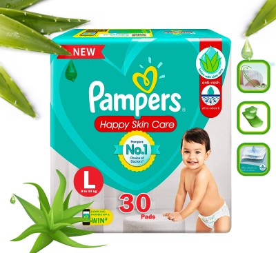 Pampers Happy Skin Care - L(30 Pieces)