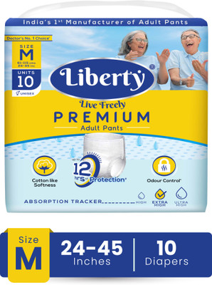 Liberty Pants Adult Diapers - M(10 Pieces)