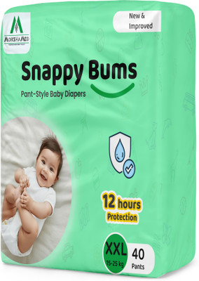 Mokshamed Snappy Bums Comfort Dry 44 - XXL(40 Pieces)
