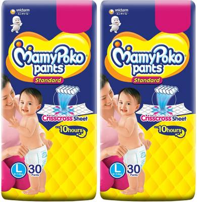 MamyPoko Pants Standard Diapers, Large size ( L - 30+30 ) - L