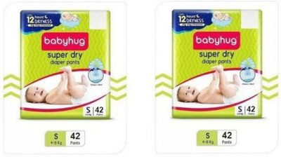babyhug SUPER DRY DIAPER **SIZE**S **PACK OF2** - S(84 Pieces)
