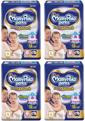 MamyPoko Pants NEW Extra Absorb Small Dipaers - S(28 Pieces)