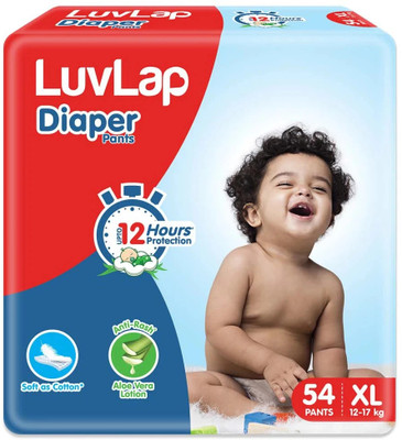 LuvLap Diaper Pants with Aloe Vera Lotion Extra Large (XL) - 54 Pieces - XL(54 Pieces)