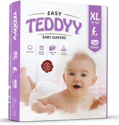 Teddy easy tape diaper - Extra Large (30 pieces) - XL(30 Pieces)