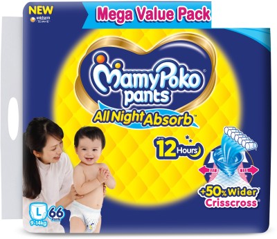 MamyPoko Pants All Night Absorb L66 - L(66 Pieces)