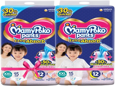 MamyPoko Extra Absorb Diaper Pants - XXL(30 Pieces)