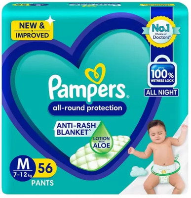 Pampers Infant Diaper - M(68 Pieces)
