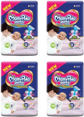 MamyPoko NEW IMPROVE ABSORV(8*4) - New Born(32 Pieces)